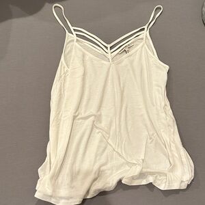 Express White Strappy Tank Top